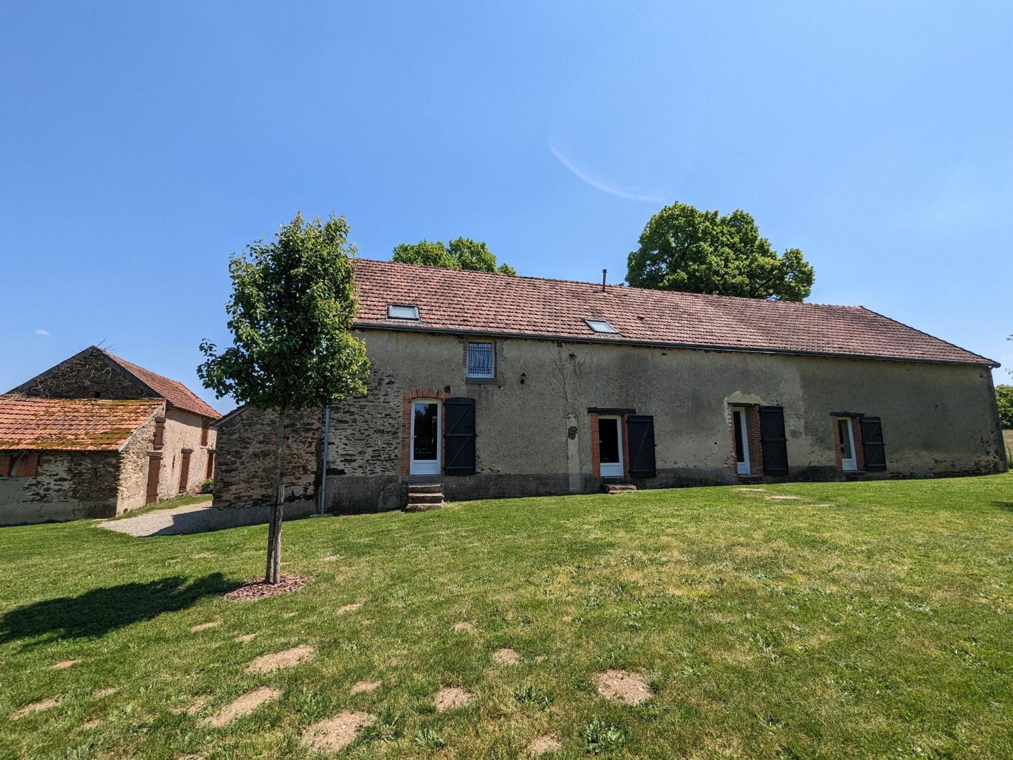 Grande Ferme Renovee Avec Jardin Et Loisirs A Proximite - Fr-1-591-155 Villa Pouligny-Notre-Dame Ngoại thất bức ảnh